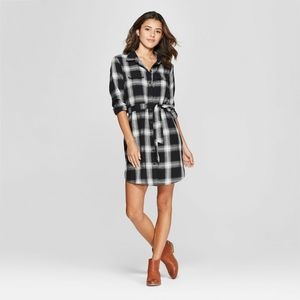 EUC Universal Thread Plaid Fall Dress